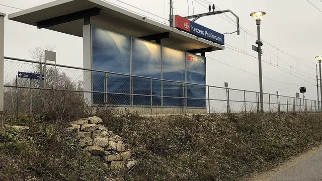 Kerzers Papiliorama railway station