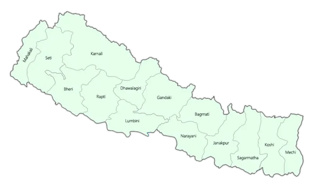 List of zones of Nepal