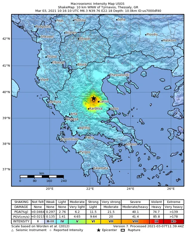 2021 Larissa earthquake