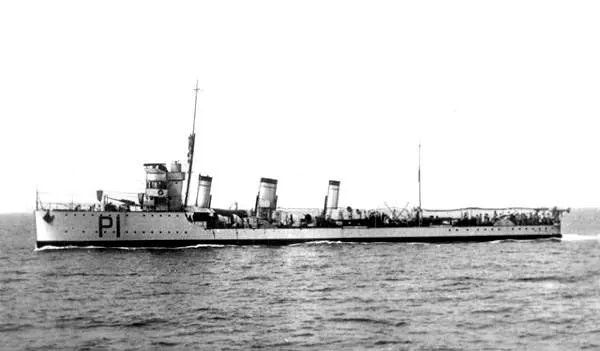 Italian destroyer Rosolino Pilo