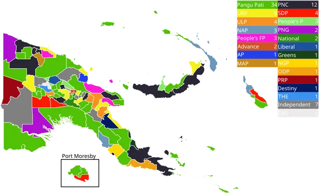 Élections législatives papou-néo-guinéennes de 2022