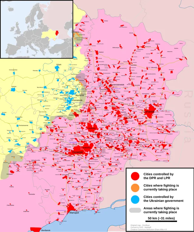 Timeline of the war in Donbas