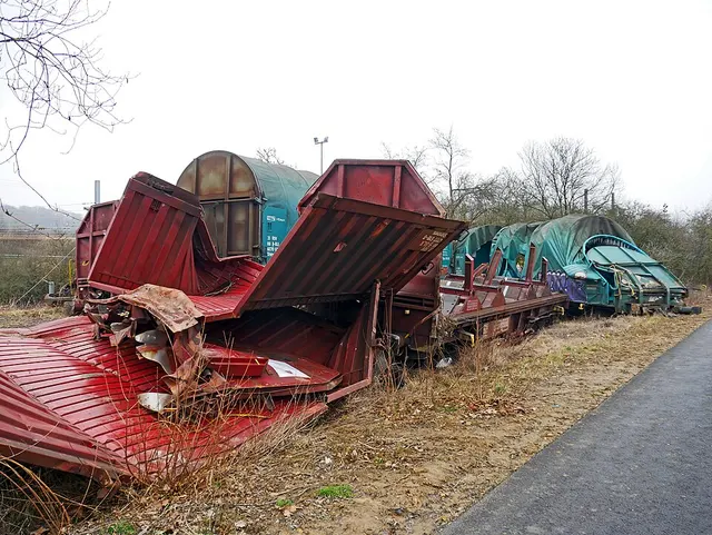 Dudelange train collision