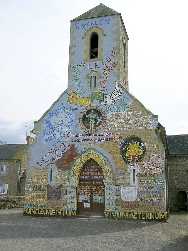 The living and talking church of Ménil-Gondouin