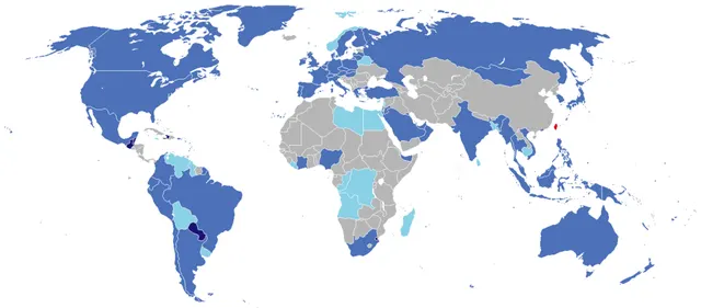 List of diplomatic missions of Taiwan