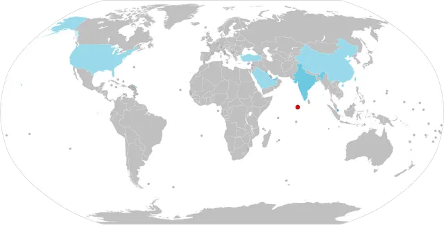 List of international presidential trips made by Mohamed Muizzu