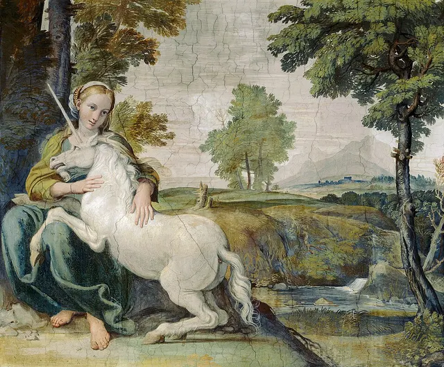 Jeune Fille à la licorne