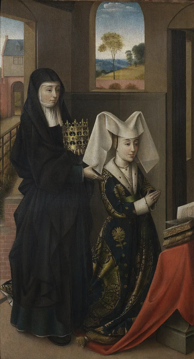 Isabella of Portugal with Saint Elizabeth