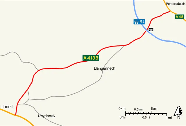 A4138 road