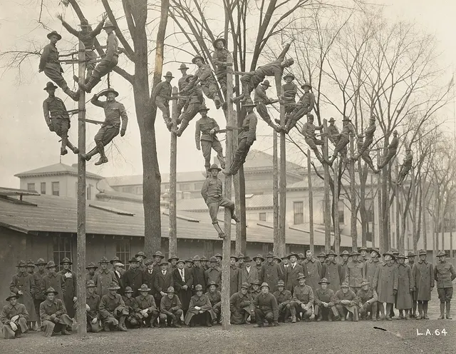 Pole climbing