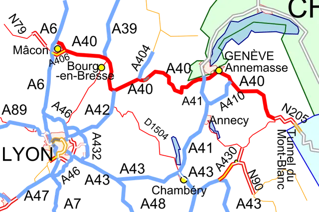 A40 autoroute