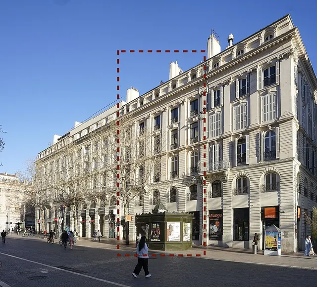 Immeuble au 32-34, La Canebière à Marseille