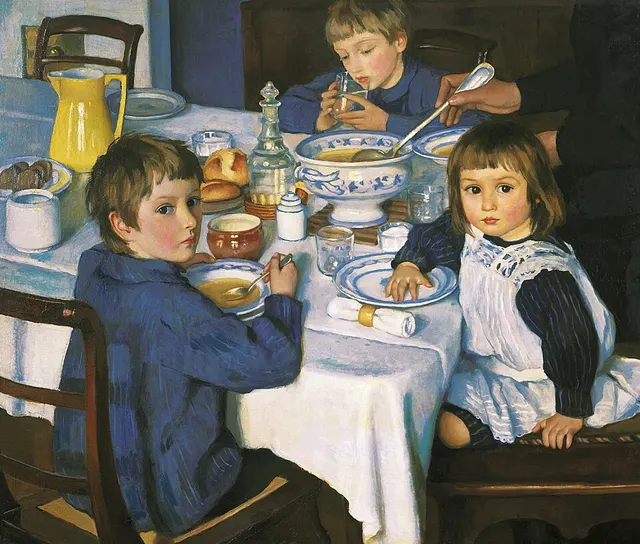 Au déjeuner