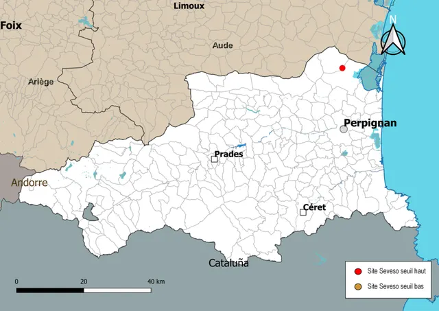 Risque industriel dans les Pyrénées-Orientales