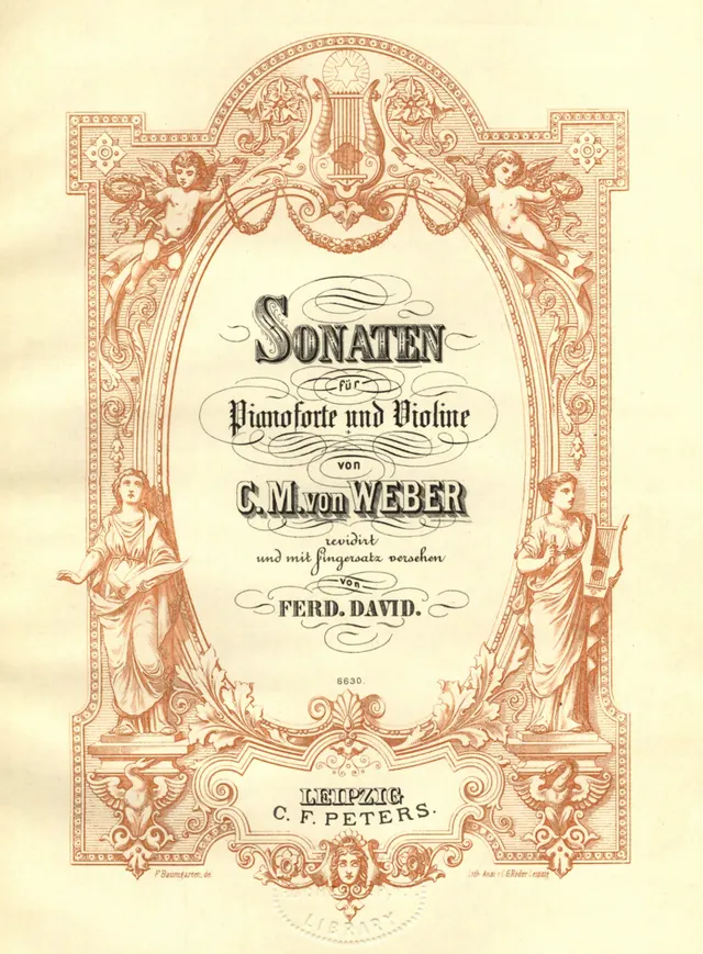 Sonates pour violon et piano-forte de Weber