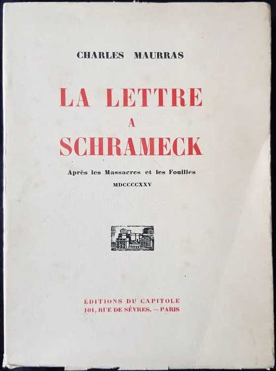 La Lettre à Schrameck
