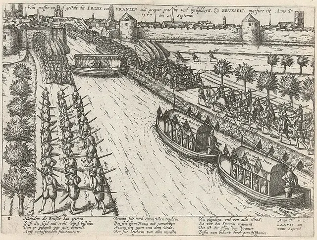 Entrée de Guillaume d'Orange à Bruxelles