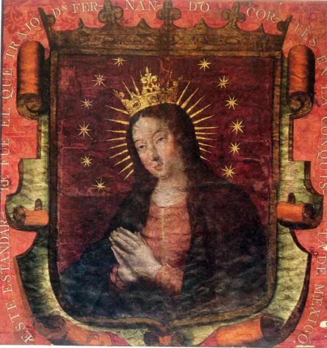 Bannière de Hernán Cortés