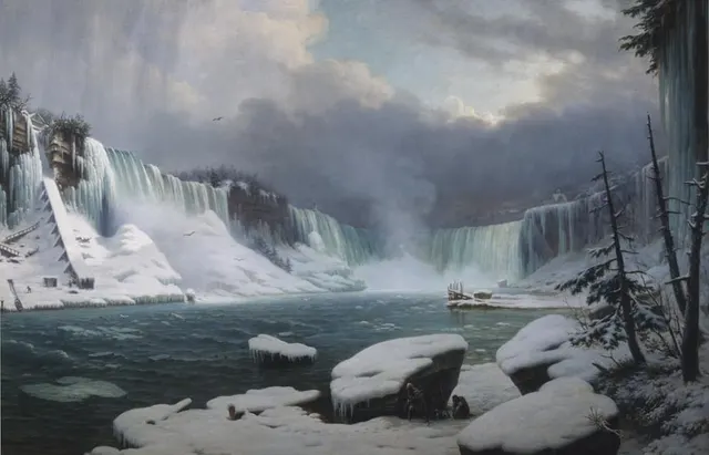 Chutes du Niagara en hiver