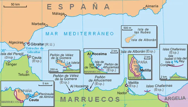 Frontière entre le Maroc et l'Union européenne